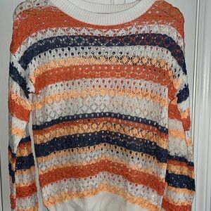 Striped Multicolor Knit Sweater
